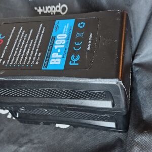 Black BP-190 Lithium Battery for Film Photography